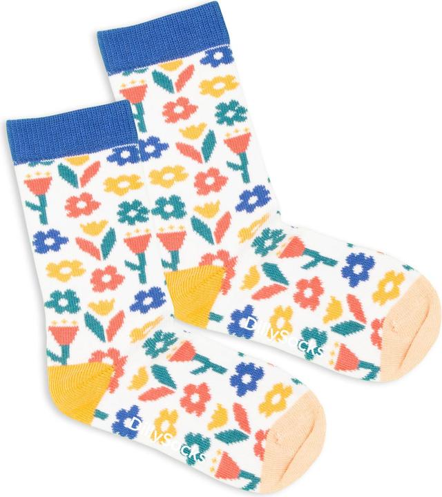 DillySocks Kindersocken Lil White Meadow (Einzelpack, 19 - 22)