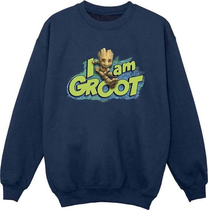 Guardians Of The Galaxy I Am Groot Jumping Sweatshirt Jungen