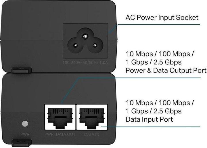 Produktbild TP-Link TL-POE260S (802.3at (PoE+), 30 W)