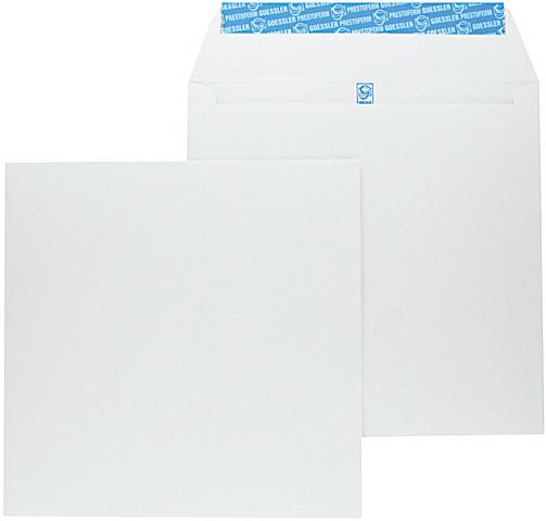Immagine prodotto Goessler Busta Extrafort 220 x 220mm 120g bianca con sigillo adesivo (220 x 220 mm, 250 x)