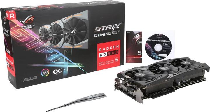 Produktbild ASUS Radeon ROG STRIX RX 580 8G GAMING (8 GB)