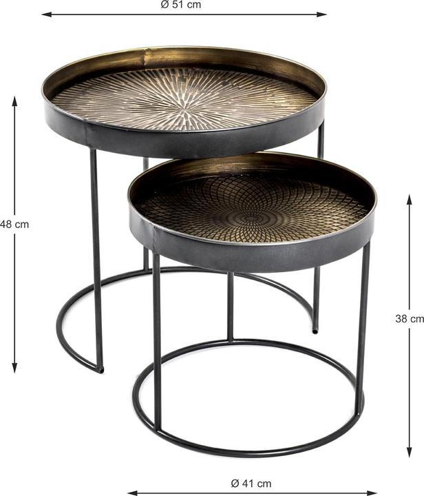 Actual product image HAKU Möbel Leah (Ø 51 x 48 cm, Ø 41 x 38 cm)
