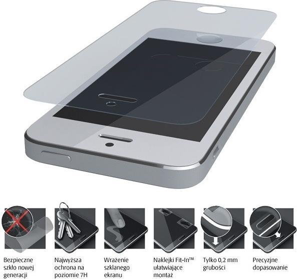 Produktbild 3MK hybrid glass Flexible 2.5D for iPhone 8 (1 Stück, Apple iPhone 8)