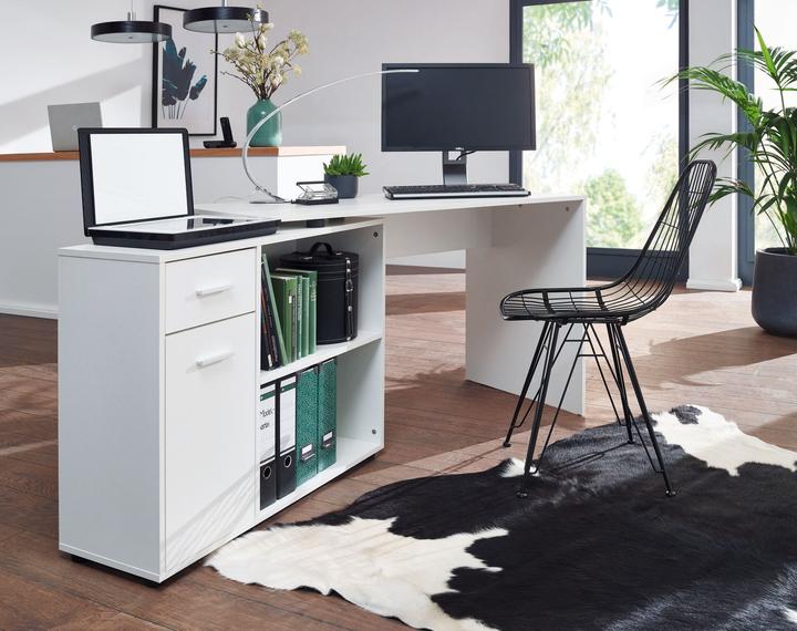 Image du produit Wohnling Bureau d'angle (120 x 107 x 75 cm)