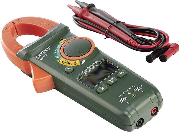 Actual product image Extech Hand multimeter, current clamp di (CAT III 600V)