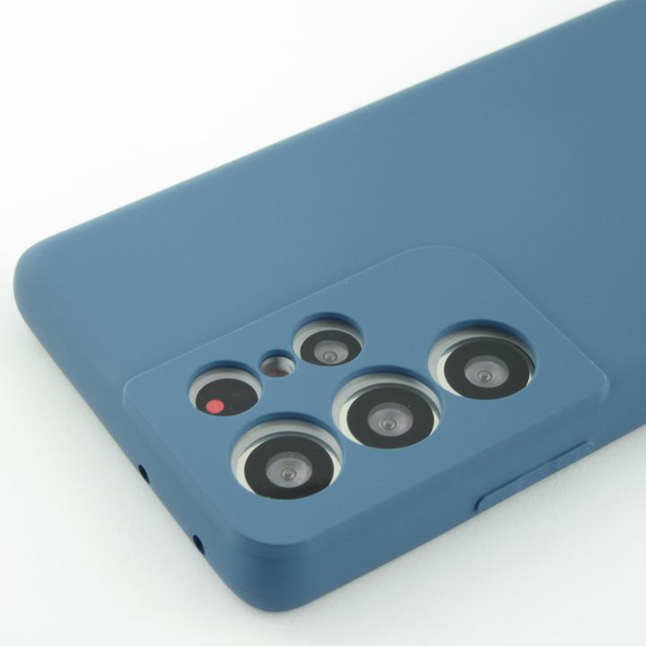 Produktbild PhoneLook Hülle Soft Touch Dunkelblau (Samsung Galaxy S21 Ultra 5G)