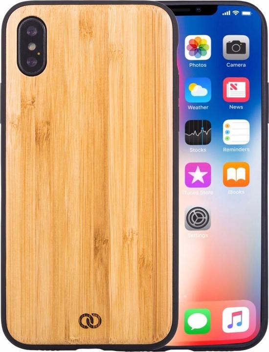Actual product image OOMF MOXIE cover cherry wood (Apple iPhone X, Apple iPhone XS)