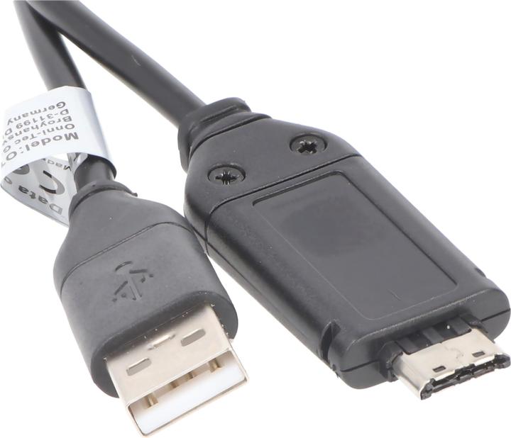 Actual product image AccuCell USB connection cable for Samsung ES55, PL20, WB5500, WB600, WP10 (Power adapter)