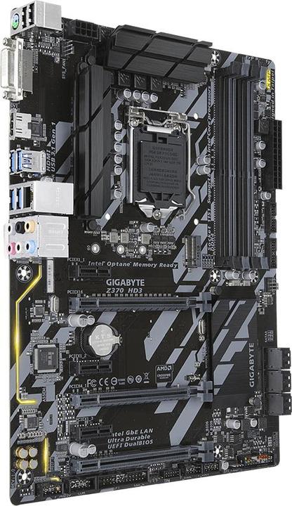 Produktbild Gigabyte Z370-Hd3 (LGA 1151, Intel Z370, ATX)