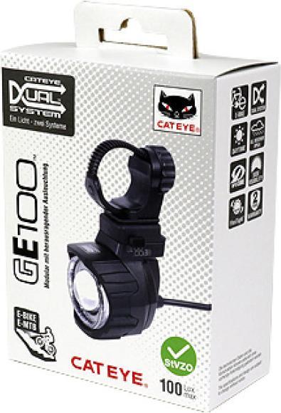 Actual product image CatEye Front light Dual System G E100 - HL-EB570G