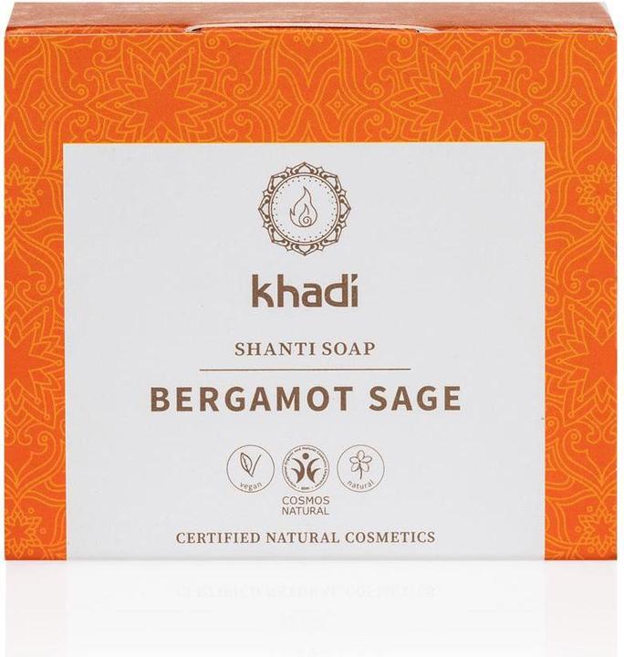 Produktbild Khadi Pflegeseife Bergamot Sage 100 g (Hartseife)