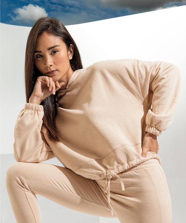 Actual product image Tri Dri Oversize Hoodie In Croplength (L)