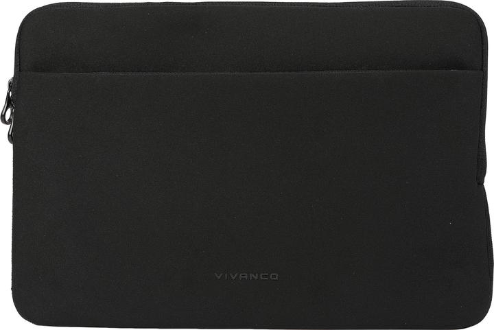 Vivanco NEO PRO Notebook Sleeve fuer 13-14" Geraete, ink. Vorderfach, schwarz, Neopren (14")