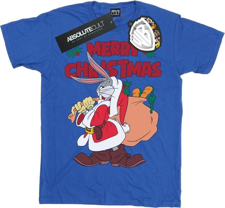 Immagine prodotto Looney Tunes Santa Bugs Bunny Maglietta Uomo (XL)