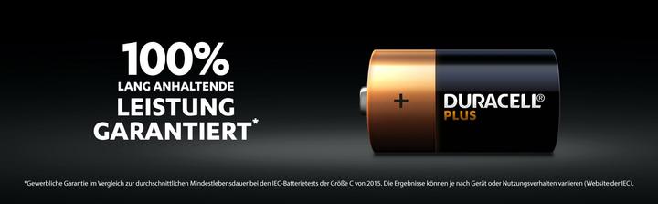 Produktbild Duracell Plus (2 Stk., C, 7750 mAh)