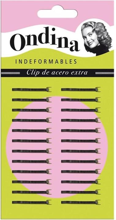 Caso Haarspangen Carton Schwarz 2,5 cm (pcs) (24 Stk.)