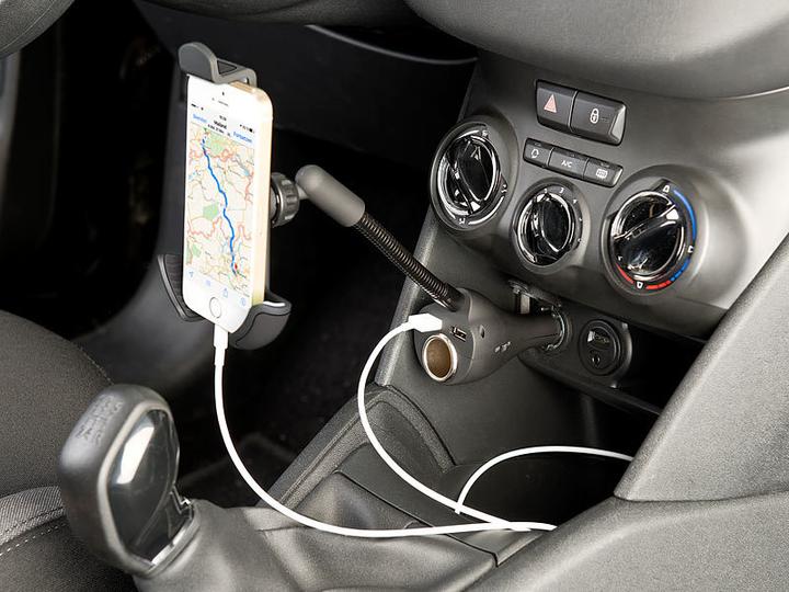 Actual product image Callstel Flexible car mount for smartphones