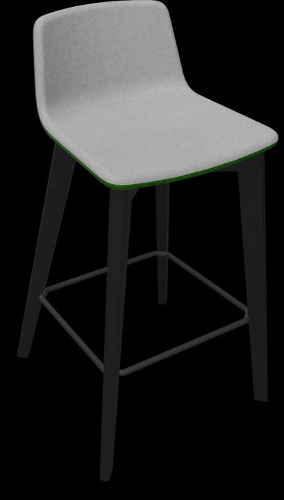 Nero, verde melange, Frassino tinto di nero, Grigio