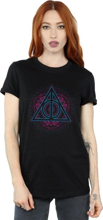 Image du produit - T-shirt NEON DEATHLY HALLOWS - Femme (S)