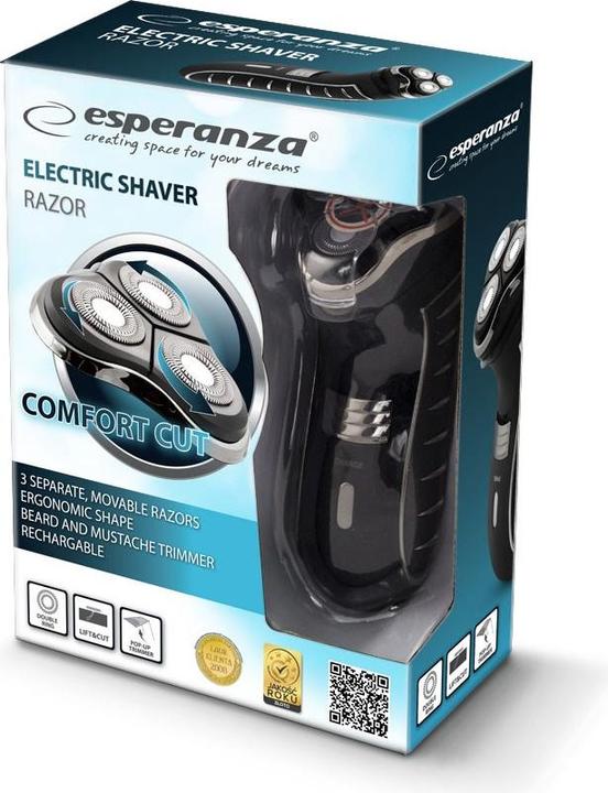 Actual product image Esperanza Shaver Razor EBG002K (black)
