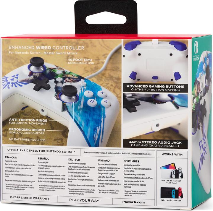 Image du produit PowerA Contrôleur filaire amélioré (Switch)