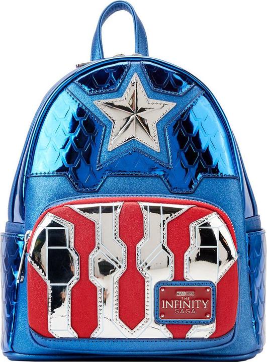 Immagine prodotto Loungefly : Mini zaino Marvel Shine Captain America Cosplay