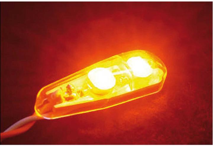 Produktbild Unilight 8wx2 blitzlicht 11mm, rot, t-fuse