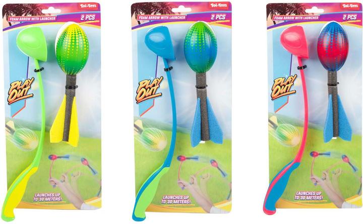 Actual product image Toi-Toys Play Out Mini-Schaumstoffpfeile mit Vortex-Thrower
