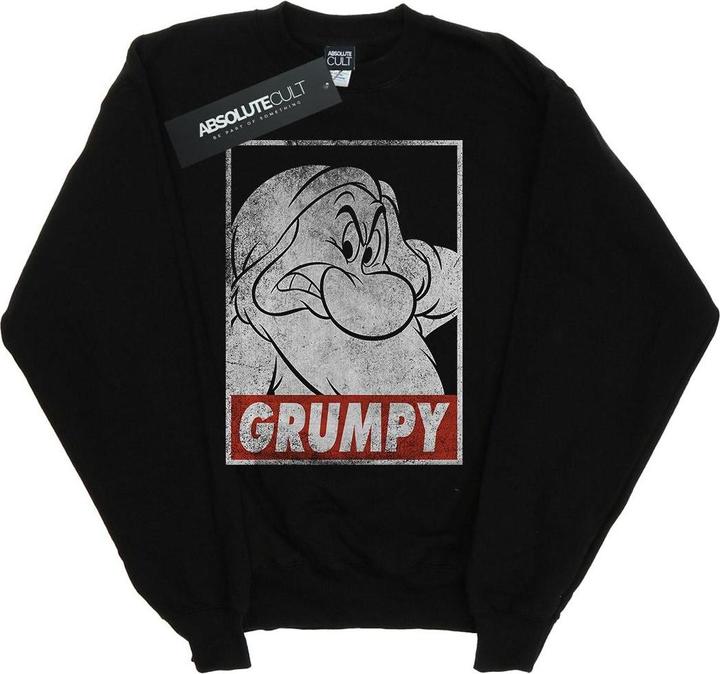 Disney Snow White Grumpy Dwarf Poster Sweatshirt Jungen