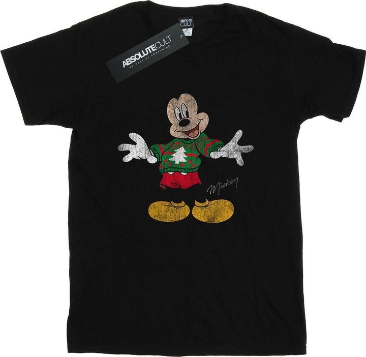 Produktbild Disney Mickey Mouse Christmas Jumper TShirt (XXL)