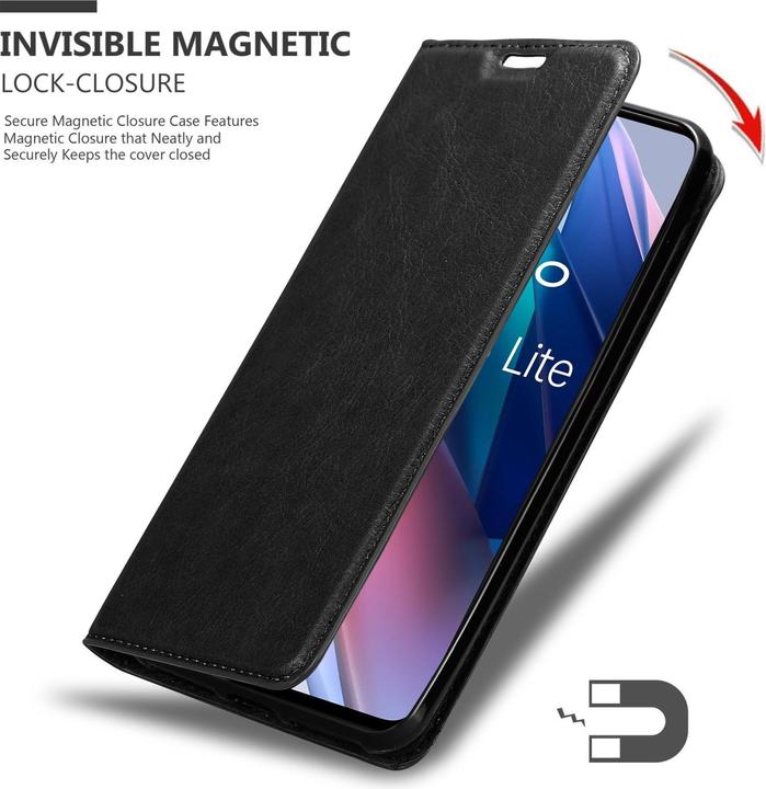 Immagine prodotto Cadorabo Libro Invis. Coperchio magnetico (Oppo Find X3 Lite)