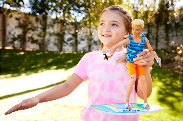Actual product image Barbie Ken Surfer Doll & Accy