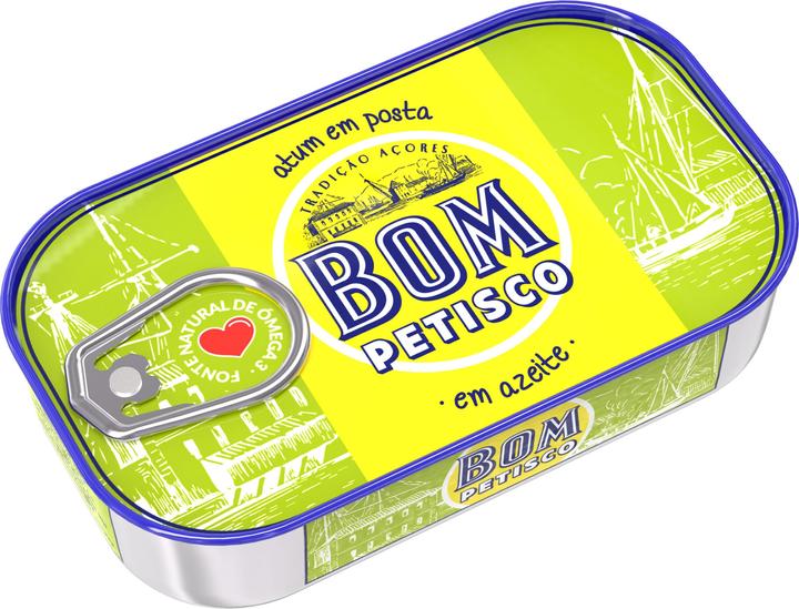 Actual product image Bom Petisco Tuna Solid Olive Oil (120 g)