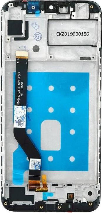 Actual product image OEM Display unit + frame for Huawei Y7 2019 black (Display, Huawei Y7 (2019))