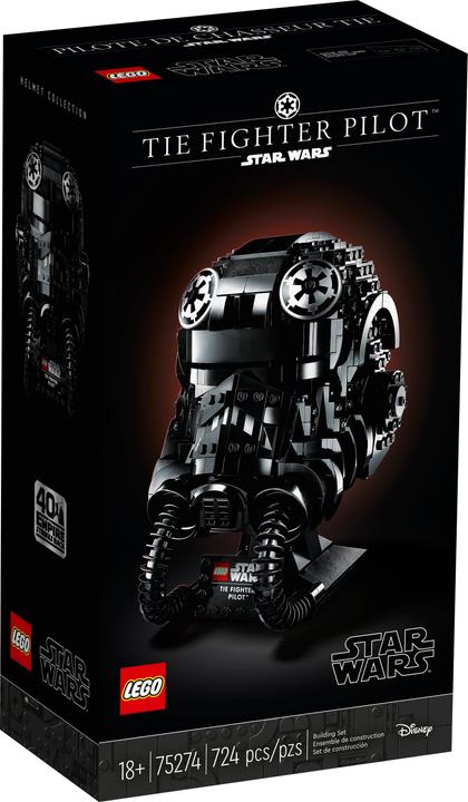 Image du produit LEGO Casque de pilote de chasse TIE (75274, LEGO Star Wars)