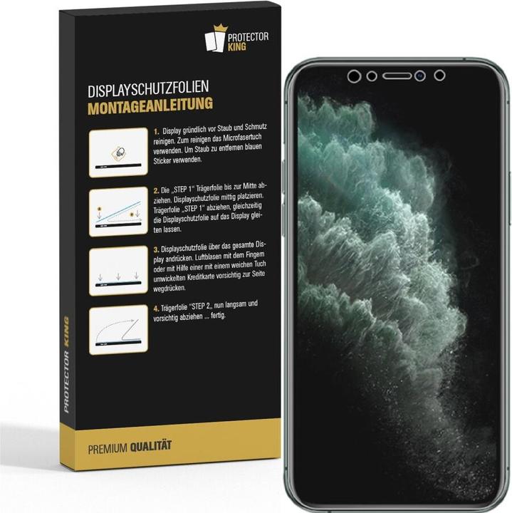 Produktbild Protectorking 3x Displayschutz Full Cover matt entspiegelt (3 Stück, Apple iPhone X)