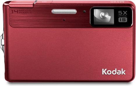 Kodak Easyshare M590, 14 MPixel, 5x Zoom, HD-Movies, Rot (1/2,3'')