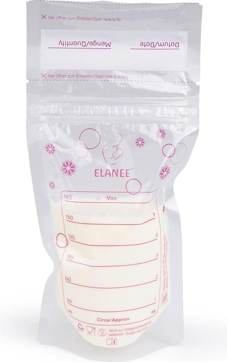 Actual product image Elanee Breast milk bag FS
