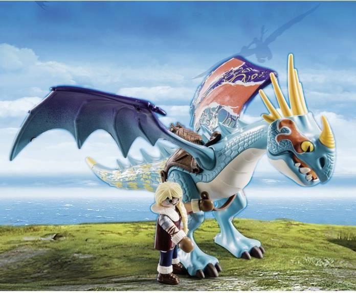 Actual product image Playmobil Dragon Racing: Astrid and Sturmpfeil (70728, Playmobil Dragons)