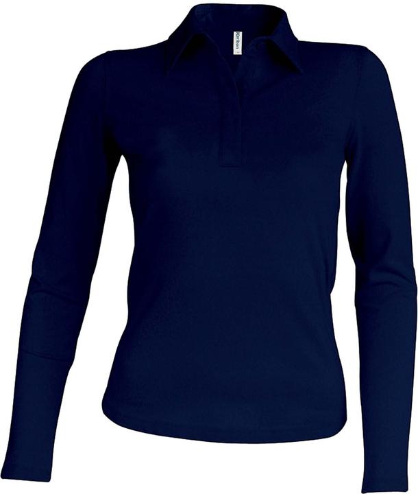 Produktbild Kariban Damen Poloshirt mit langen Ärmeln (S)