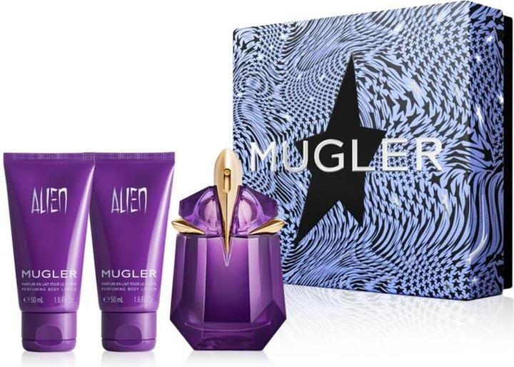 Produktbild Thierry Mugler Alien Set Eau de Parfum 30ml Refillable + Body Lotion 50ml + Shower Gel 50ml (Eau de Parfum, 3174 ml)