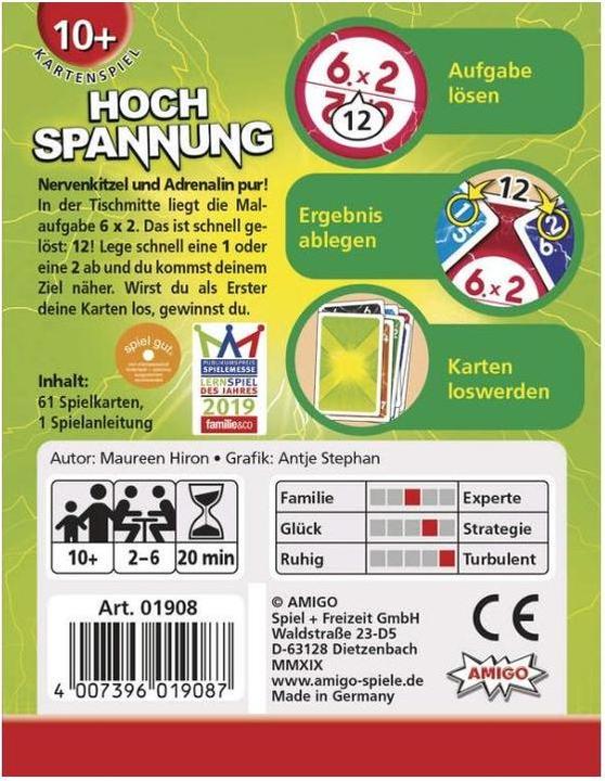 Produktbild Amigo Hochspannung (Deutsch)