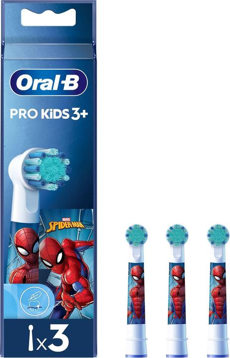 Immagine prodotto Braun Oral-B Testine Di Ricambio Pro Kids Con Spiderman, 3 Testine (3 x)