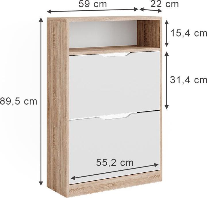 Produktbild Vicco Luca (59 x 89.5 x 22 cm)