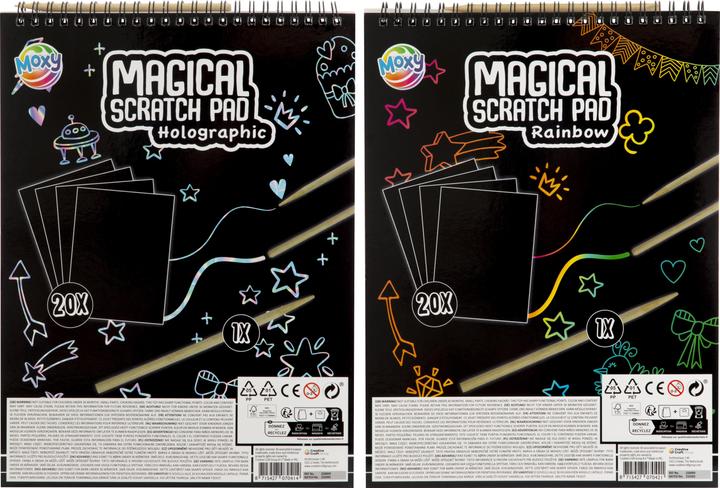 Actual product image Grafix Magic Scratch Blok A4