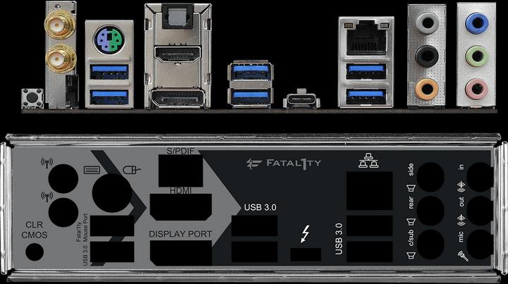 Produktbild AsRock Fatal1ty Z370 Gaming-ITX/ac (LGA 1151, Intel Z370, Mini-ITX)