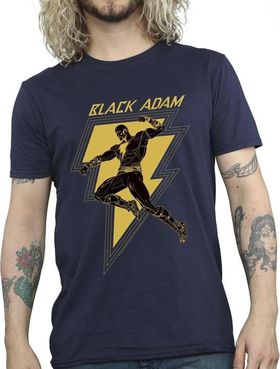 Immagine prodotto Maglietta Black Adam Golden Bolt Chest (S)