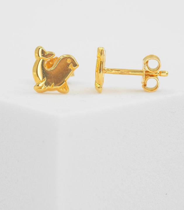 Produktbild Muau Ohrstecker (Gelbgold)