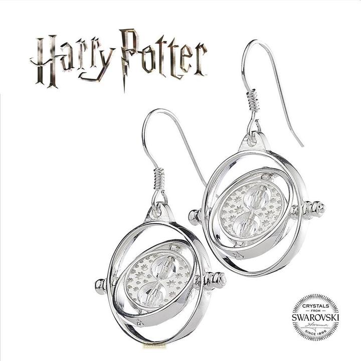 Image du produit Carat Shop Harry Potter x Swarovski boucles d'oreilles retourneur de temps (Argent massif)