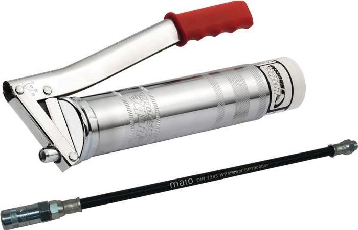 Image du produit Hawe Pompe à graisse Mato Lube Shuttle à levier manuel, tuyau inclus
